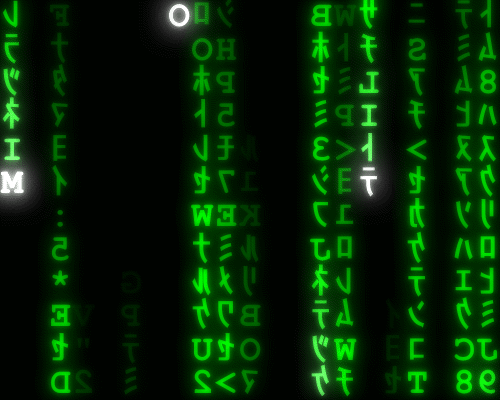 Matrix Rain Animation